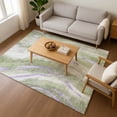 thumbnail image 7 of Addison Rugs Mayfield Premium Machine Washable Transitional Swirls Olive Rectangle Rug, 5' x 7'6", 7 of 7