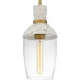thumbnail image 6 of Quoizel Piccolo Pendant 1-Light Mini Pendant in Aged Brass, 6 of 10