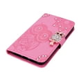 thumbnail image 3 of Feishell Samsung Note 20 Ultra Case Owl Pattern Glitter Sparkly Gems Shockproof PU Leather Wallet Cover Flip Stand Card Slots Magnetic Diamond Bling Case for Samsung Galaxy Note 20 Ultra, Rosegold, 3 of 7