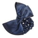 thumbnail image 2 of Moño elástico con lazo para el pelo, redecilla de malla con clip para mujer, baile y oficina (azul), 2 of 7