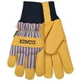 thumbnail image 2 of Kinco 1927KW-L Premium Grain Pigskin Leather Palm Gloves, Large - Quantity 1, 2 of 7