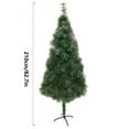 thumbnail image 4 of MXTPOV Premium Artificial Christmas Tree, Green Pine Christmas Tree with Tree Stand, Pre-attached Hinged Branches Xmas Tree, Christmas Decorations, Easy to Assemble, 7ft, 4 of 6