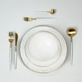 thumbnail image 6 of Ozarke Miguel Marble Design Plates Set, Fine Bone China (Set of 12), 6 of 6
