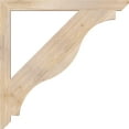 thumbnail image 3 of Ekena Millwork 3 1/2"W x 44"D x 44"H Funston Slat Smooth Bracket, Douglas Fir, 3 of 4