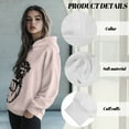 thumbnail image 6 of SCRAWLGOD Dog Print Hoodies for Women Pullover Graphic Sweaters for Women Trendy Leisure Hooded Sweatshirt Women Plus Size XL Crew Neck Ladies Hoodie Sweaters for Running, 6 of 7
