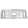 Bully GI-73 Triple Chrome Plated ABS Snap-in Imposter Grille Overlay, 1 Piece