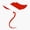 1pcs, variant on Stingray Diver Ocean Silhouette Sticker