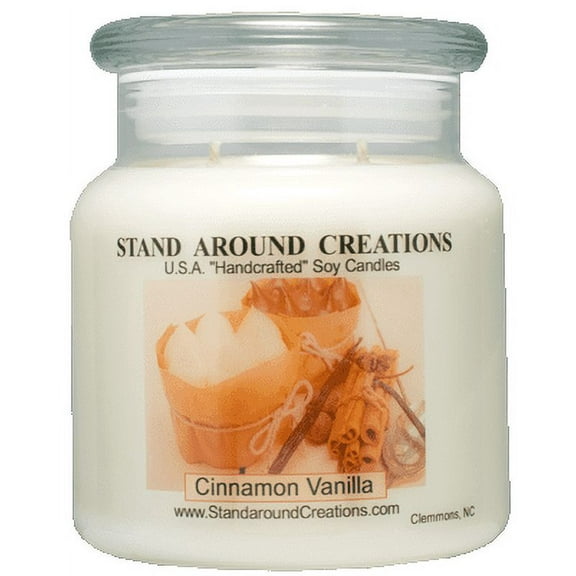 CINNAMON VANILLA APOTHECARY 16-OZ. ALL NATURAL SOY CANDLE