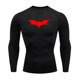 thumbnail image 2 of Camisetas de murciélago ancho para hombre, camisa deportiva para correr, Camiseta corta de Fitness, secado rápido, medias de gimnasio, camisas de compresión muscular, 2 of 5