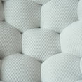 thumbnail image 5 of Bubble Couch Modern, Oversized Curved Couches, Lazy Floor Sofa, Light Gray Bubble Couch Set, Modern Upholstered Comfy Mesh Fabric 3D Honeycomb Shape Couches for Living Room, Office, Apartment, 5 of 6