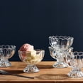 thumbnail image 3 of Cuencos de postre Dishware KMWares de cristal con forma de tulipán, 6 unidades, 150 ml, 3 of 9