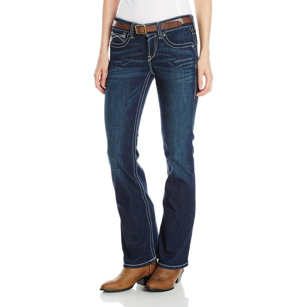 Womens Jeans 30x32 Boot Cut Seamed Five Pocket Stretch 30 Walmart Com
