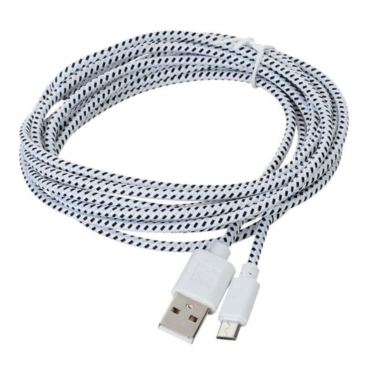 Home Wall Adaptive Fast Charger Baided 6ft USB Cable Data Wire USB-C Cord [White] B5O for Samsung Galaxy Tab S 10.5 SM-T800 8.4 SM-T700 S2 8.0 9.7, TabPRO 10.1 SM-T520 12.2 8.4