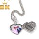 thumbnail image 2 of Colgante de marco de medallón de foto personalizado con forma de corazón de The BLING KING, grabado de nombre, joyería de memoria de moda para pareja, regalo del Día de San Valentín, 2 of 4