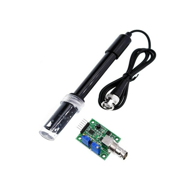Módulo sensor de detección de valor TFixol PH0-14 + Sonda de electrodo de PH Detector de valor de PH