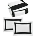 thumbnail image 2 of BedDecor 3 Piece Luxury Multi Box (Black, Full/Queen) 800 TC 100% Long Staple Egyptian Cotton Made Duvet Set, 2 of 5