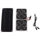 thumbnail image 2 of Kit de ventilador de panel solar, extractor solar portátil, resistente al agua, respetuoso con el medio ambiente, para exteriores, 100W, 12V, panel único, 2 of 5