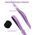 thumbnail image 4 of HAHDAXIA Padded Double Handle Slip Lead for Dogs, Comfy Cushion Slip Collar, Ultra Lightweight Anti Pull Dog Lead for Puppy Small Medium Large Dogs Training, Purple, 4 of 6