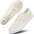 thumbnail image 3 of bubbie Zapatos de lona para mujer, zapatillas de lona de moda para mujer, zapatos de tenis casuales, zapatos bajos para caminar, 3 of 5