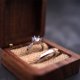 thumbnail image 3 of Caja para anillos Jumpingount Caja de ceremonia para propuestas de boda Madera Tipo 1, 3 of 6