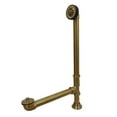 thumbnail image 1 of Clawfoot Tub Waste &amp; Overflow Drain  Brushed Brass, 1 of 1