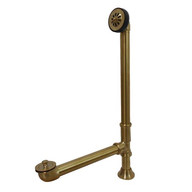Clawfoot Tub Waste & Overflow Drain Brushed Brass