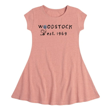 

Peanuts - Woodstock 1969 - Youth Girls Fit & Flare Dress
