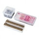 thumbnail image 5 of Caja de almacenamiento de tarjetas de papel moneda de escritorio caja de almacenamiento de monedas mini de plástico transparente con cajón de compartimento de tapa caja de almacenamiento, 5 of 5