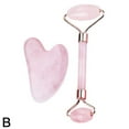 thumbnail image 1 of Jade Roller & Gua Sha Face Body Therapy Massager Stone FAST FAST F4Q6, 1 of 9