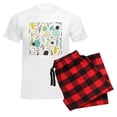 thumbnail image 6 of CafePress - Abstract Colorful Flowers Pattern Pajamas - Men's Light Loose Fit Cotton Pajama Set, 6 of 7