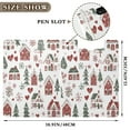 thumbnail image 3 of FORMRS A4 Clipboard Folder with Pen Holder Horizontal Foldable School Office Binder, Red Nordic Christmas, 3 of 9