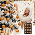 thumbnail image 2 of Zpanxa 12 Pieces Pearlized Christmas Ball Ornaments Multicolor Hanging Decor for Tree, Wedding and Window Display, 2 of 6