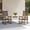 Brown, variant on HDPE Outdoor Rocking Chair,Weather & Fade Resistant Porch Rockers for Patio, Deck & Porch， Oversized Rocking Chairs with Widened Seats & High Backs Black