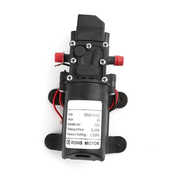 12V 72W High Pressure Mini Diaphragm Water Pump Automatic For Smart Type