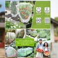 thumbnail image 5 of WBQ Garden Plant Fruits Blueberry Bushes Protection Netting Covers Bags with Drawstring, Protective Cover Netting Barrier for Vegetables Tree, 5 of 8