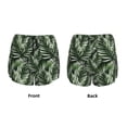 thumbnail image 5 of Picia Tropical Palm Leaves1 Pattern Women's 2 in 1 Athletic Running Shorts High Waisted Workout Casual Gym Sweat Shorts with Comfy Liner Zipper Pockets-XX-Large, 5 of 9