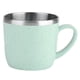 thumbnail image 5 of Taza De Agua Aislante, Taza De Trigo, Taza De Paja De Trigo, Práctica Taza De Café De Acero Inoxidable, Cafetería Para Uso Doméstico Cergrey Stainless Steel Coffee Cup, 5 of 8
