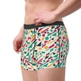 thumbnail image 3 of Wukai Colorful Spots Print Men’s Underwear Breathable Boxer Briefs,&nbsp;Moisture Wicking & Breathable-Large, 3 of 7