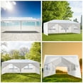 thumbnail image 3 of Zimtown 10'x 20' Canopy Tent Gazebo Patio Outdoor Party Wedding Tent with 6 Sidewalls White, 3 of 8