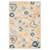 SAFAVIEH Metro Milford Floral Area Rug, Beige/Blue, 8' x 10'