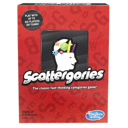 Scattergories Game, for Ages 12 and Up, 2-6 (Board Games Best With 2 Players)