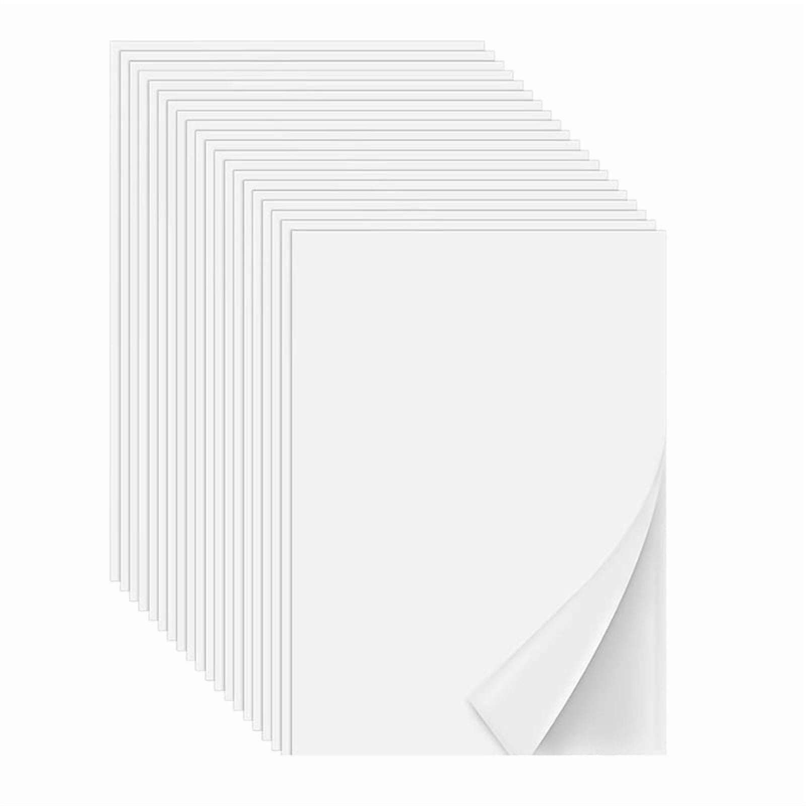 Iron on Adhesive Sheets 40PCS,Double-Sided Heat Melt Fabric Sheet, A4 Size Fusible Adhesive Sheets, Fusible Interfacing