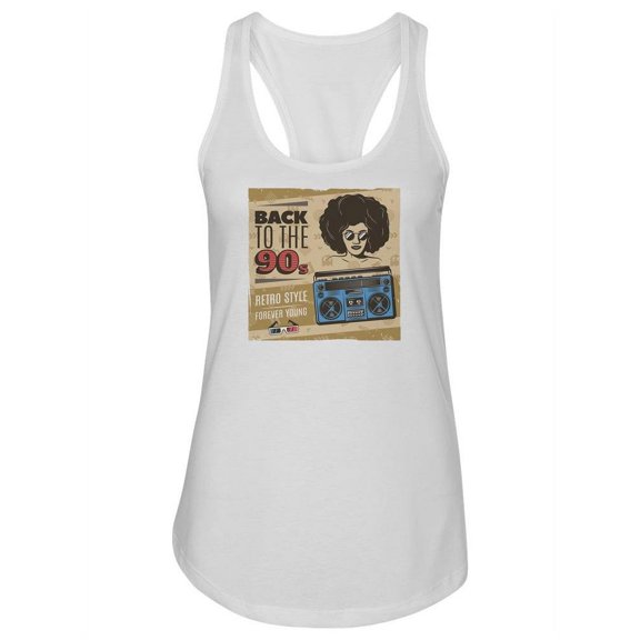 Back To The 90'S Design. Tank Women -Image by Shutterstock, Female x-Small