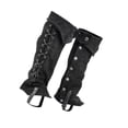 thumbnail image 1 of Pirate Boot Cover Steampunk Renaissance Knight Leather Pirate Boot Tops Warrior Costume Accessories Black, 1 of 9