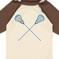 thumbnail image 4 of Inktastic Lacrosse Sticks Future Player Boys or Girls Long Sleeve Baby Bodysuit, 4 of 5