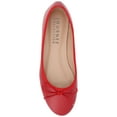 thumbnail image 5 of Journee Womens Vika Slip On Round Toe Ballet Dress Flats, Widths Available, 5 of 10