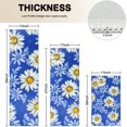thumbnail image 4 of Blue Daisy Flower Lightblue Petals Pattern Kitchen Rugs Sets Of 3,Kitchen Runner Rugs Non Skid Washable,Decorative Kitchen Floor Mats for Kitchen,Sink,Laundry,17"x30"+ 17"x47" + 17"x59", 4 of 6