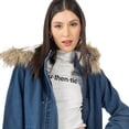 thumbnail image 5 of Chamarra Quarry Parka denim con Capucha Para Mujer, 5 of 5