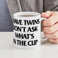 thumbnail image 6 of CafePress - I Have Twins. Don't Ask - 11 oz Ceramic Mug - Novelty Coffee Tea Cup, 6 of 6