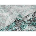 thumbnail image 5 of oneOone Velvet Turquoise Blue Fabric Block Diy Clothing Quilting Fabric Print Fabric By Yard 58 Inch Wide, 5 of 5
